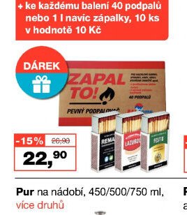 BALHOME Zapal to! pevný podpalovač