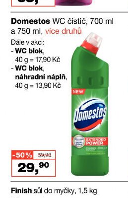 Domestos WC čistič