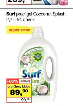 Surf prací gel Cocconut Splash
