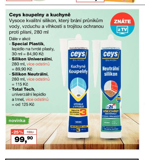 Ceys koupelny a kuchyně