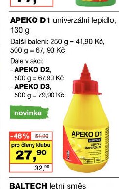APEKO D1 univerzální lepidlo