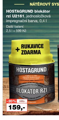 HOSTAGRUND blokátor rzi U2161