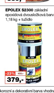 EPOLEX S2300 základní epoxidová dvousložková barva