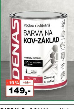 DENAS na kov-základ