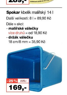 Spokar kbelík malířský 14 l