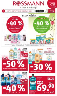 aktuální leták ROSSMANN drogerie 25.5.2022-7.6.2022