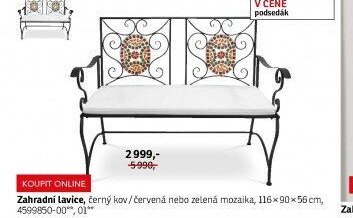 Zahradní lavice