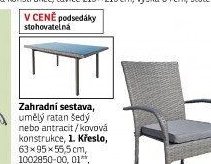 Zahradní sestava (stohovatelná židle)