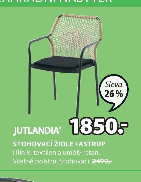 STOHOVACÍ ŽIDLE FASTRUP