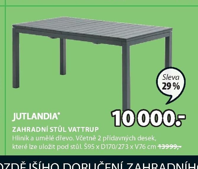 ZAHRADNÍ STŮL VATTRUP