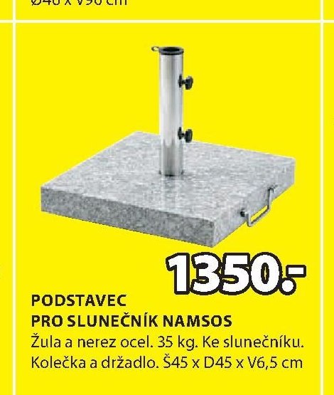 Podstavec pro slunečník NAMSOS