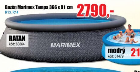 Bazén Marimex Tampa 366 x 91 cm - EVA.cz aktualniletaky.eu