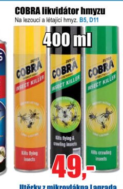 COBRA likvidátor hmyzu - EVA.cz aktualniletaky.eu