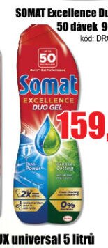SOMAT Excellence Duo Gel 50 dávek 900 ml - EVA.cz aktualniletaky.eu