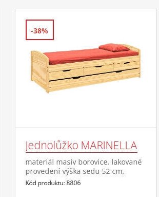 Jednolůžko MARINELLA