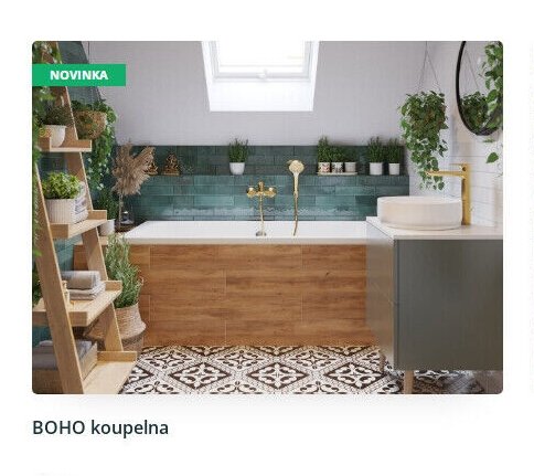 BOHO koupelna