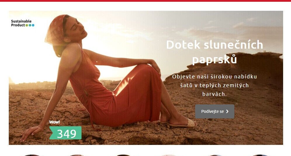 Šaty v teplých zemitých barvách