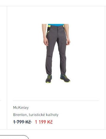 McKinley Brenton, turistické kalhoty - Intersport aktualniletaky.eu