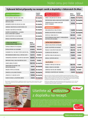 aktuální leták Dr. Max 1.6.2022-30.6.2022