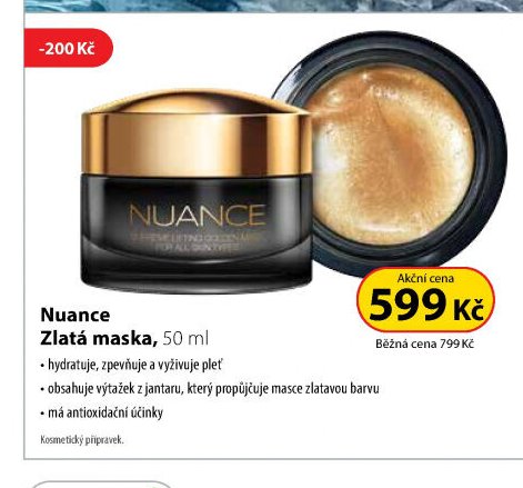 Nuance Zlatá maska, 50 ml