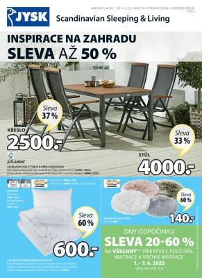 aktuální leták Jysk 1.6.2022-14.6.2022