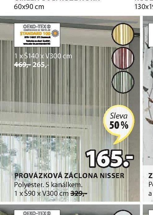 PROVÁZKOVÁ ZÁCLONA NISSER