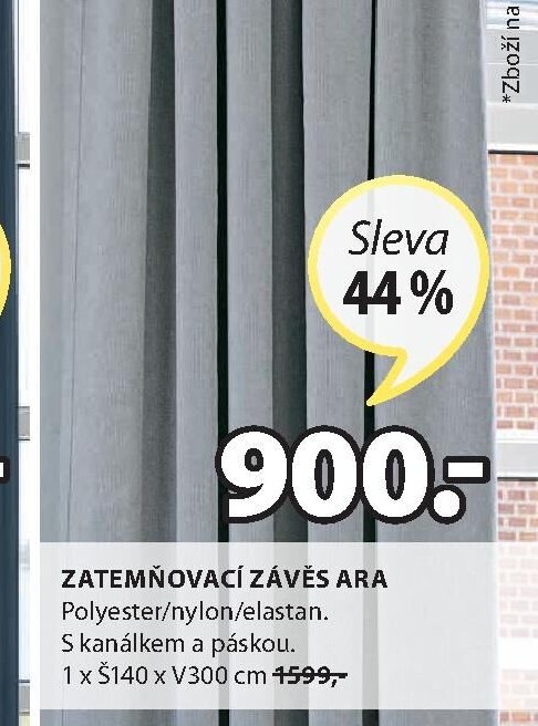 ZATEMŇOVACÍ ZÁVĚS ARA