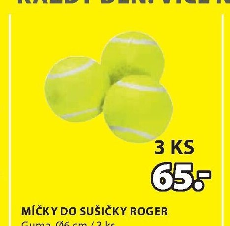 MÍČKY DO SUŠIČKY ROGER