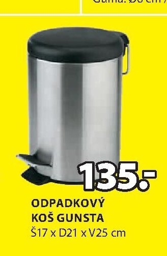 ODPADKOVÝ KOŠ GUNSTA
