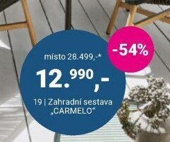 Zahradní sestava „CARMELO“