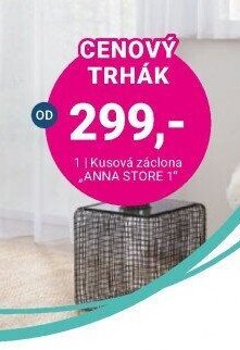 Kusová záclona ANNA STORE 1