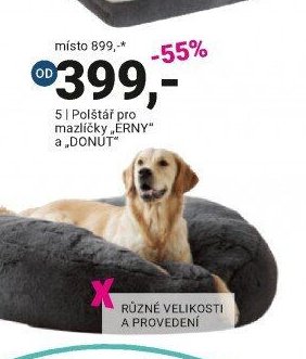Polštář pro mazlíčky ERNY a DONUT