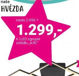 LED stropní svítidlo „AIRI“