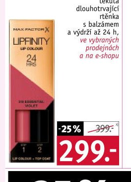 Max Factor Lipfinity Lip Colour