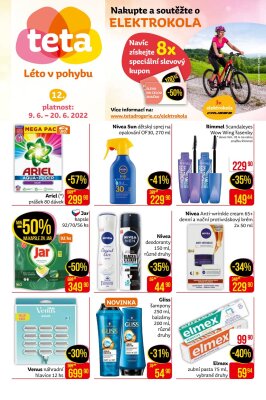 aktuální leták Teta drogerie 9.6.2022-20.6.2022