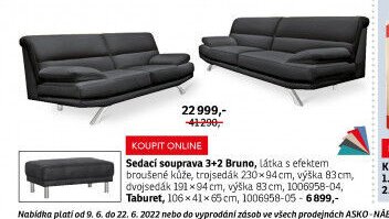 Sedací souprava 3+2 Bruno