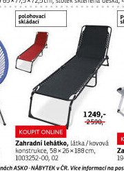 Zahradní lehátko