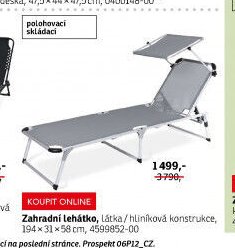 Zahradní lehátko
