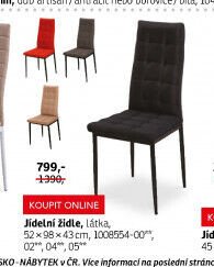 Jídelní židle, látka - ASKO aktualniletaky.eu