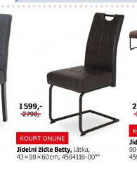 Jídelní židle Betty, látka