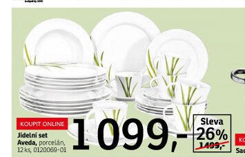 Jídelní set Aveda