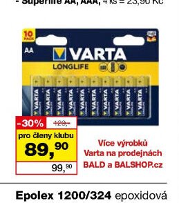 Varta Longlife Power alkalické baterie - Barvy a laky drogerie aktualniletaky.eu
