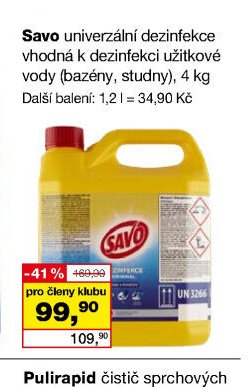 Savo univerzální dezinfekce - Barvy a laky drogerie aktualniletaky.eu