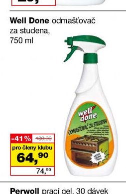 Well Done odmašťovač - Barvy a laky drogerie aktualniletaky.eu