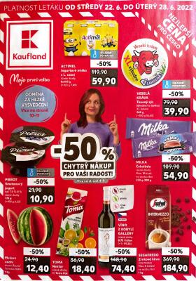 aktuální leták Kaufland 22.6.2022-28.6.2022