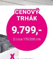2 | Čalouněná postel, cca 170/200 cm