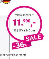 Skříň šířka 240 cm