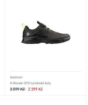 Salomon X-Render GTX turistické boty