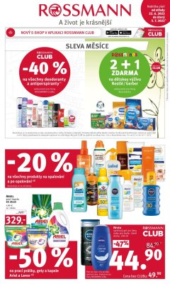 aktuální leták ROSSMANN drogerie 22.6.2022-5.7.2022