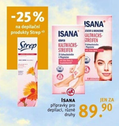 ISANA přípravky pro depilaci